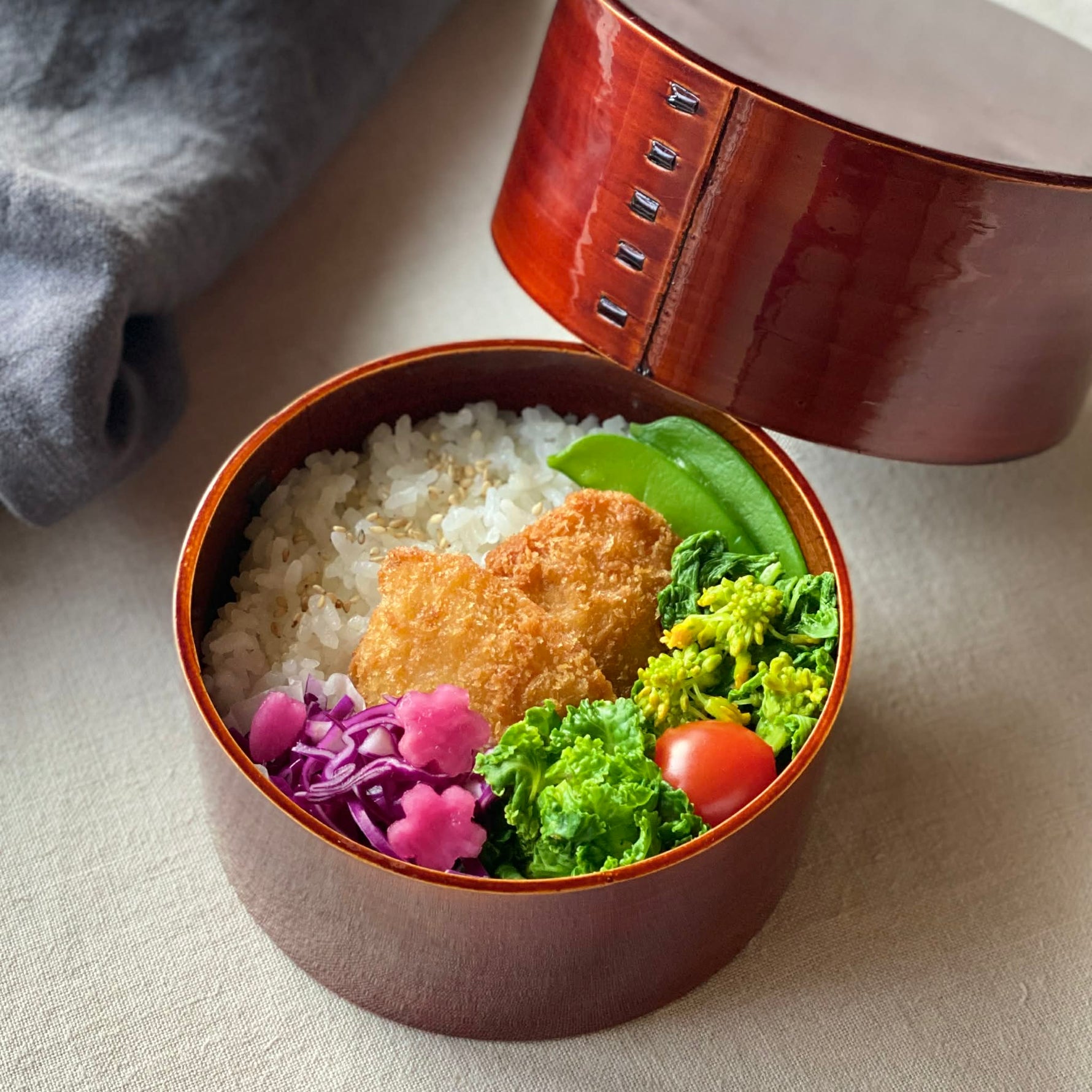 曲げわっぱのお弁当箱