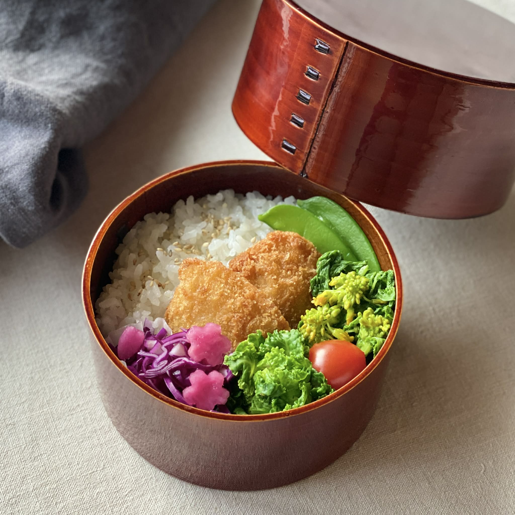 曲げわっぱのお弁当箱