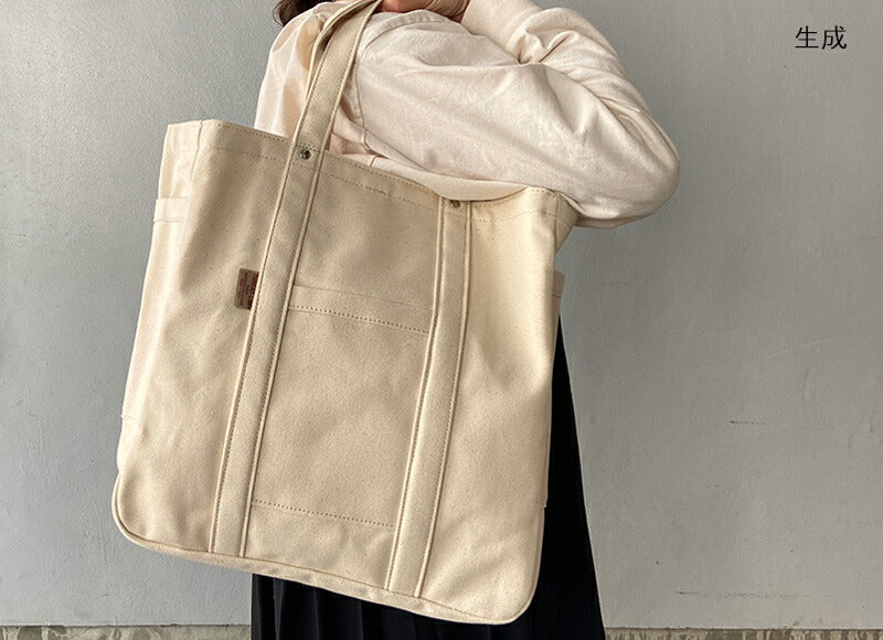 松野屋 スレッドライン 8号帆布スクエアトート 全6色