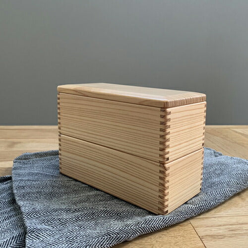 松野屋 宮崎杉二段弁当箱