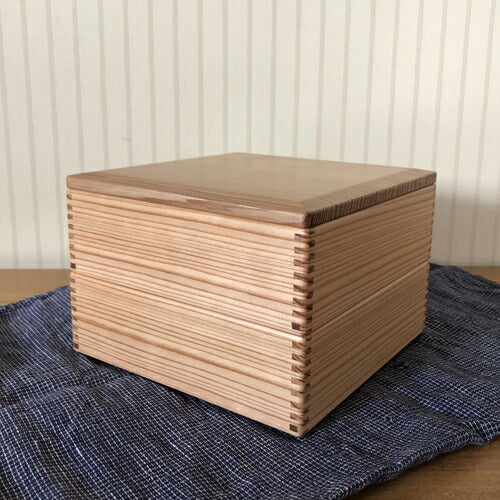 松野屋 二段重箱 宮崎杉 1900ml