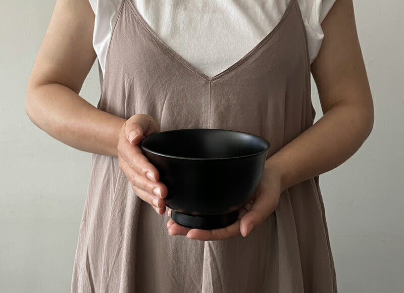 漆琳堂 越前硬漆 朝倉椀 4.5寸 黒 朱