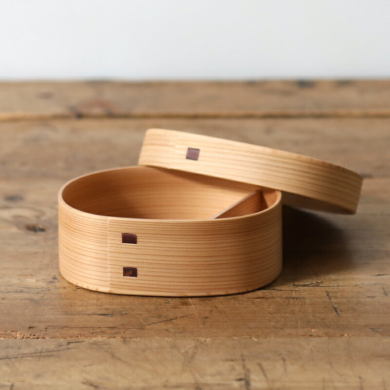 大館曲げわっぱ あすか弁当箱 曲げわっぱ弁当箱 600ml 1段