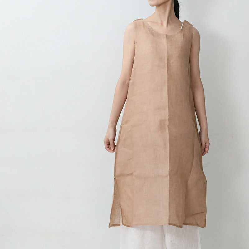 BAN INOUE かやオーガニックインナーワンピース 生成