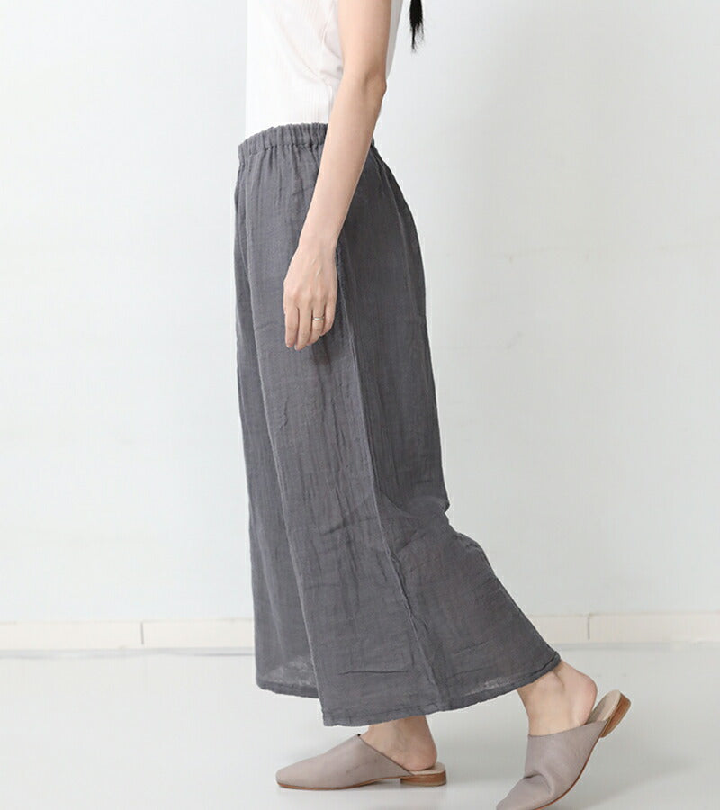 BAN INOUE かやレイヤードパンツ 晒 つるばみ 鉄紺 アンダーパンツ