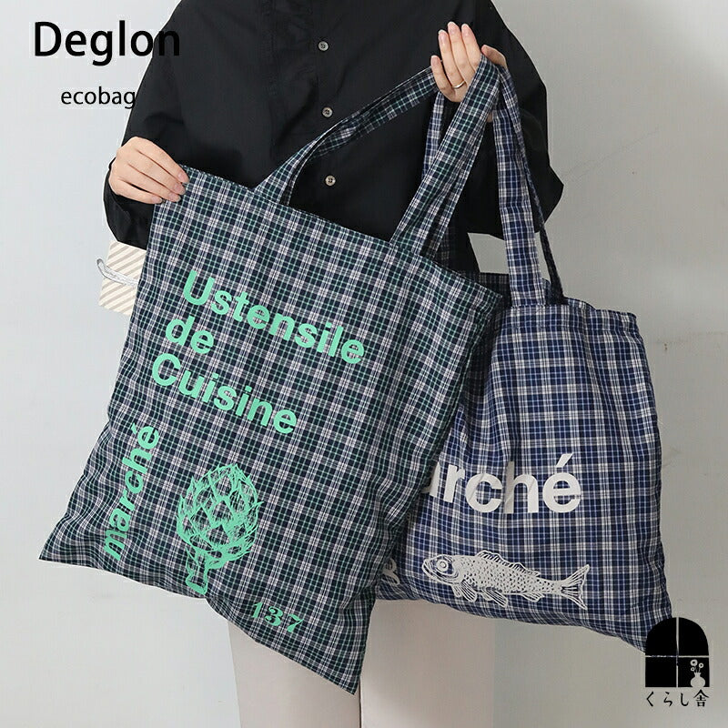 Deglon エコバッグ check柄