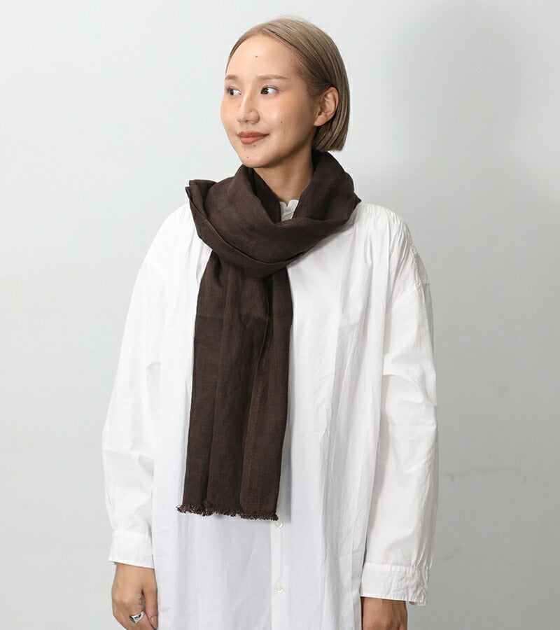 くらし舎別注 fog linen work スカーフ トゥズ フリンジスカーフ 限定品