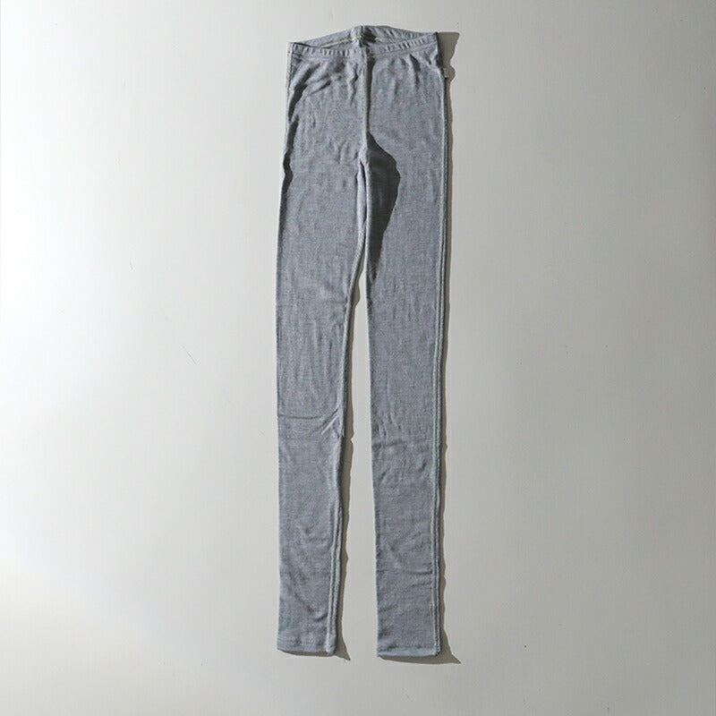 joha メリノウールレギンス ROSE ウール100%