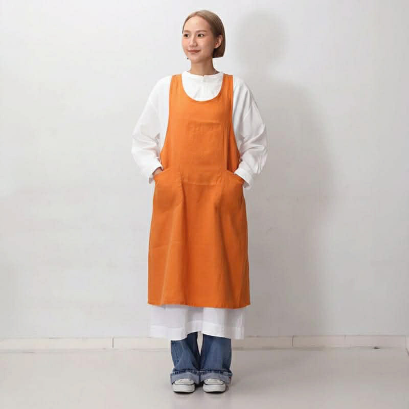 / ソフトツイルジャパンリネンエプロン キャメル くらし舎　リネンエプロン ボルドー STORE OLD-FASHIONED | エプロン・三角巾