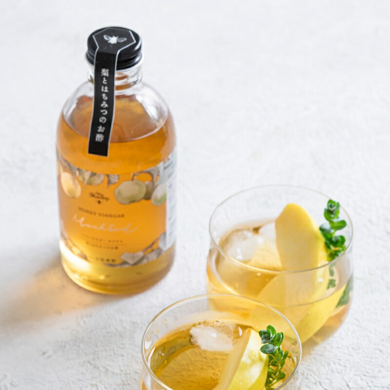 The Revolution in Drinking Vinegar: MY HONEY VINEGAR Mocktail - Pear and Honey Vinegar Mocktail