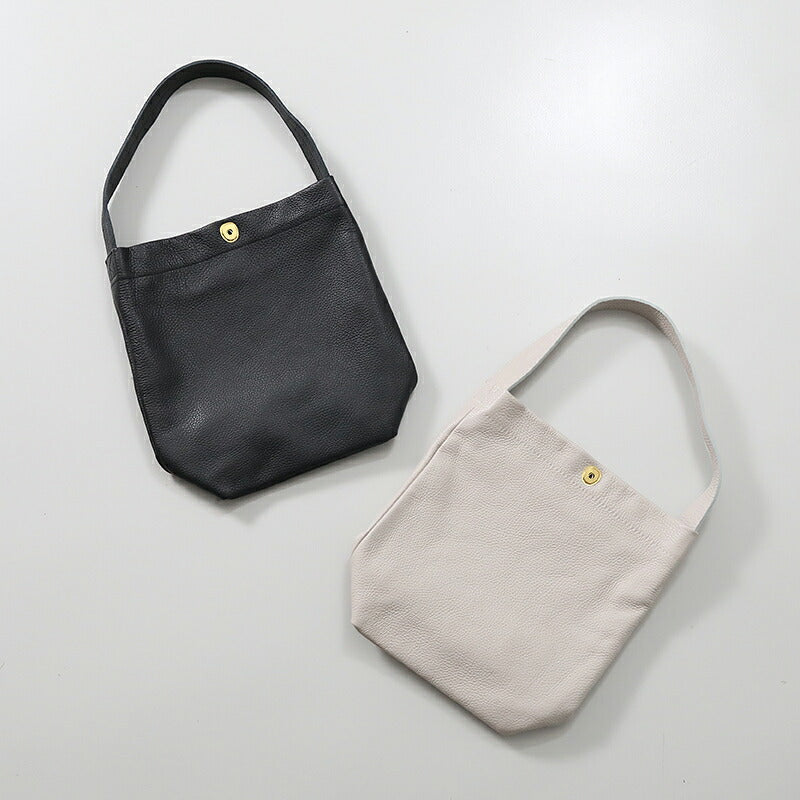 MARINE DAY カウレザーショルダーバッグ MINI HAUS ブラック キナリ