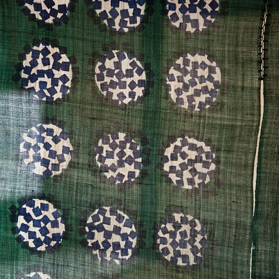 よつめ染布舎 紫陽花 墨染のれん