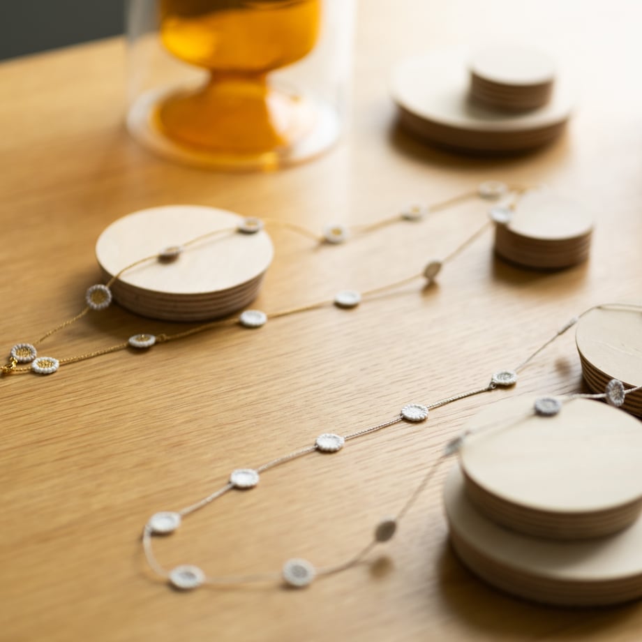 TRIPLE O Polka Dot Necklace