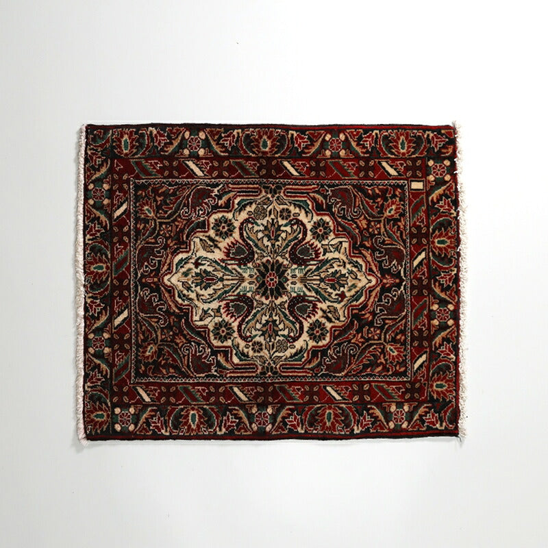 玄関マット オールド トライバルラグ バルーチ 85cm×72cm