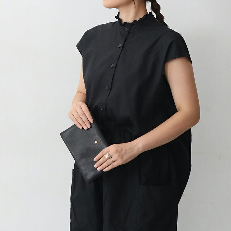 MARINE DAY ゴートスキン レザーポーチ ROBIN