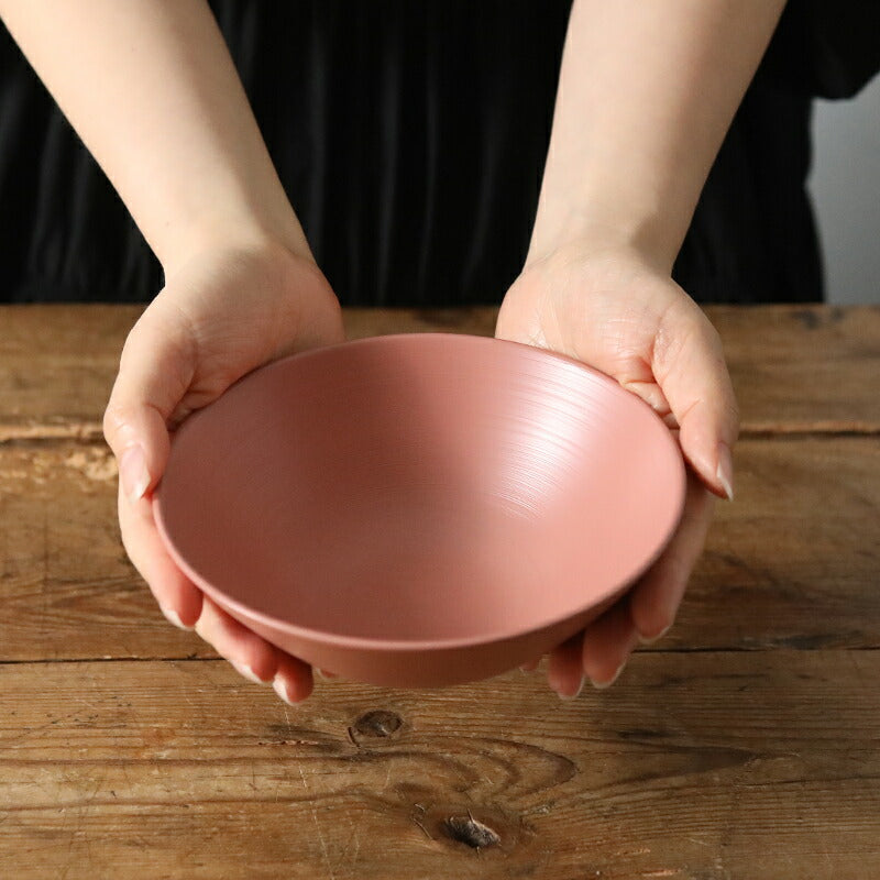 RIN&CO. 越前硬漆 刷毛目 平椀 Sサイズ