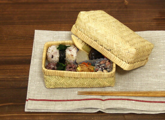 松野屋 岩手県 篠竹弁当かご