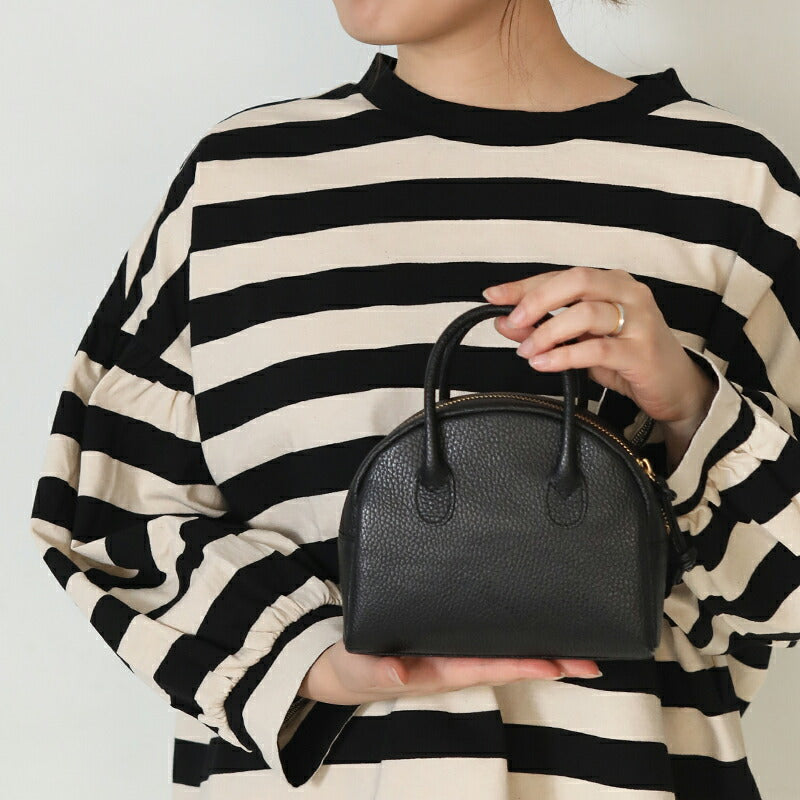 StitchandSew ミニバッグ ハンドバッグ ボストンバッグ レザー 本革 牛革