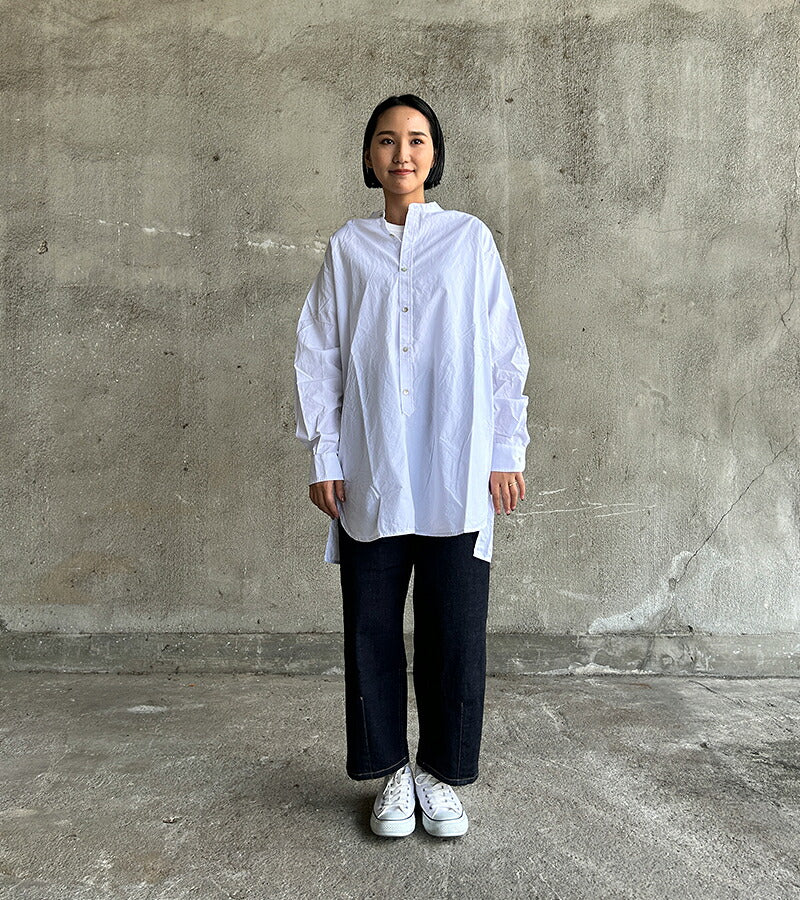 vent blanc ヴァンブラン ストレッチデニムワイドコクーンパンツ