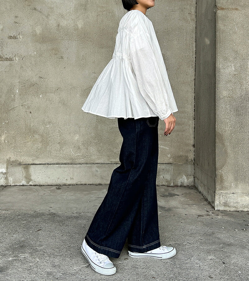 vent blanc ヴァンブラン 12オンスデニム セーラーパンツ