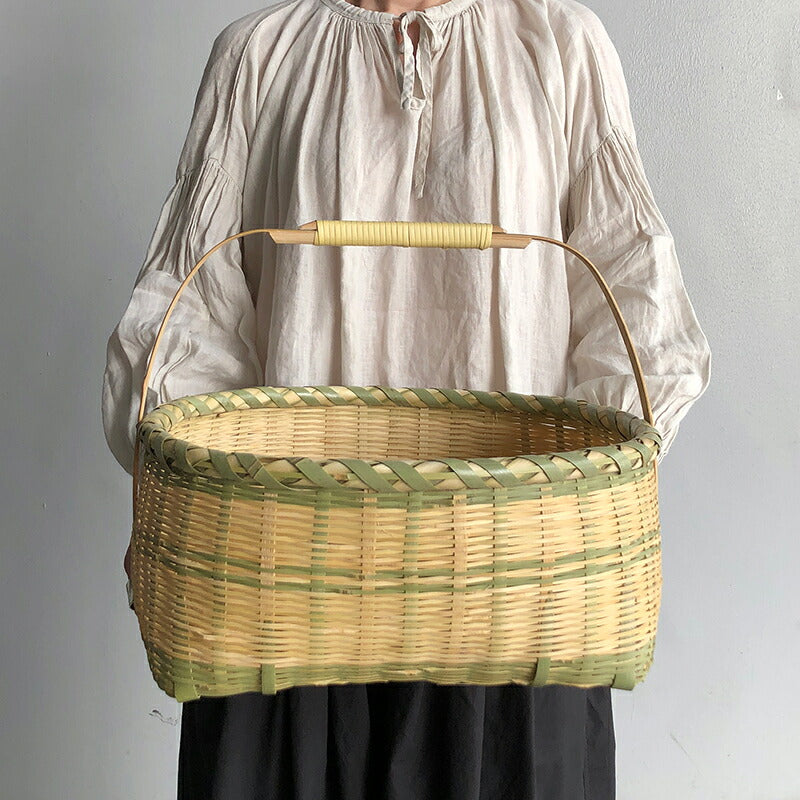 松野屋　茨城県　真竹わらびかご大