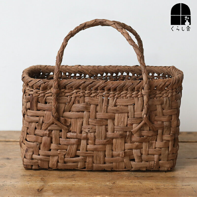 山葡萄かごバッグ 太網代  (大) YB-122