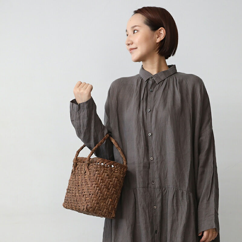 山葡萄かごバッグ 細網代 (中) YB-123