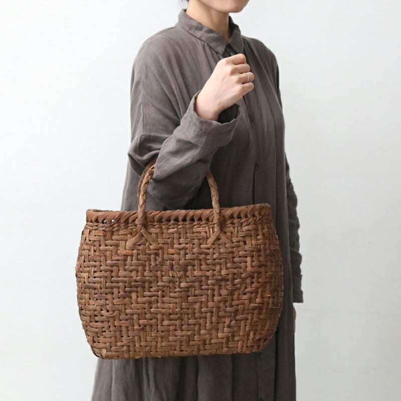 山葡萄かごバッグ 細網代 マカロン YB-128