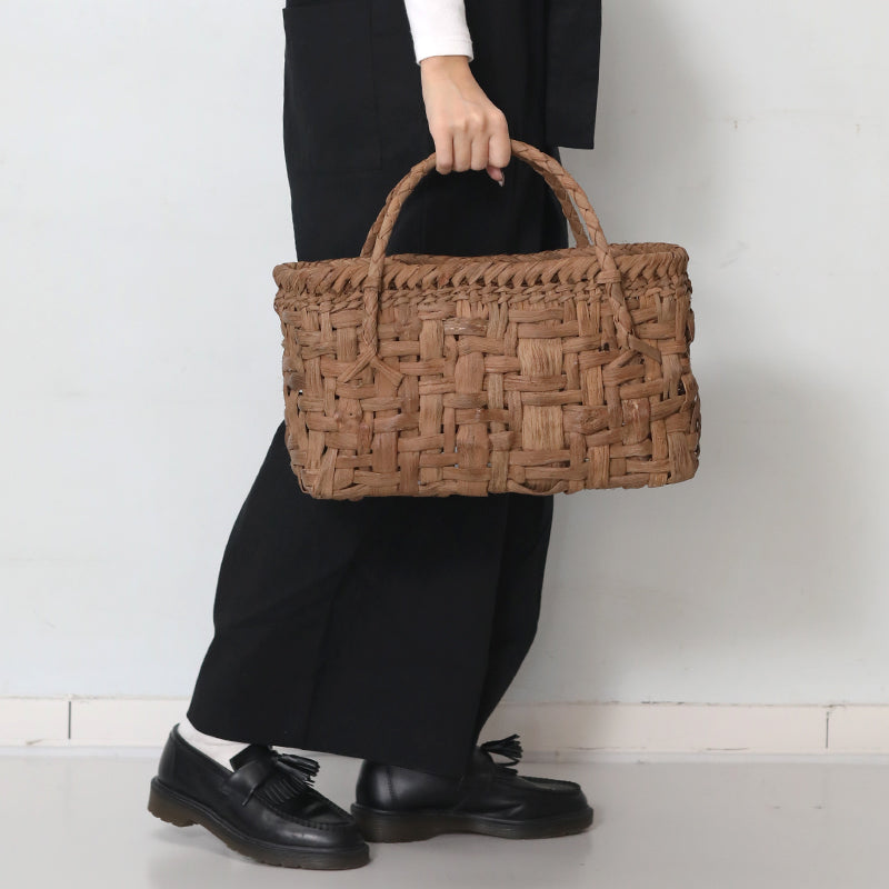 山葡萄かごバッグ 太網代 (大) YB-138