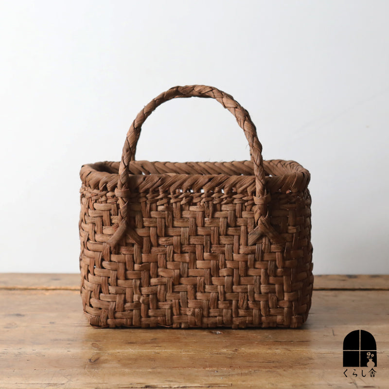 山葡萄かごバッグ 細網代(中) YB-139