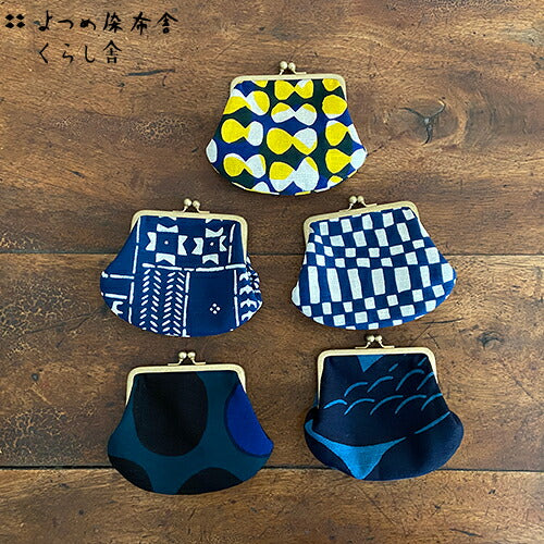 よつめ染布舎 がま口 普通サイズ2 の ガマグチ
