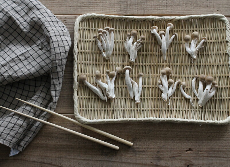 松野屋　真竹角盆ざる尺2寸 幅37cm